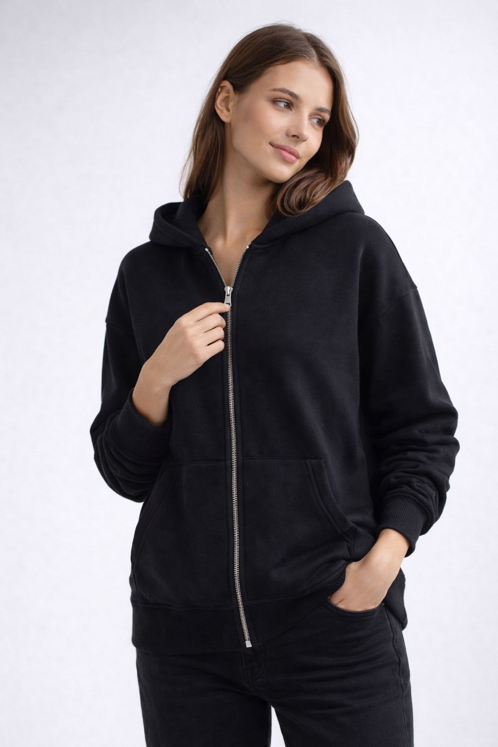 Zipper Jacket - Black
