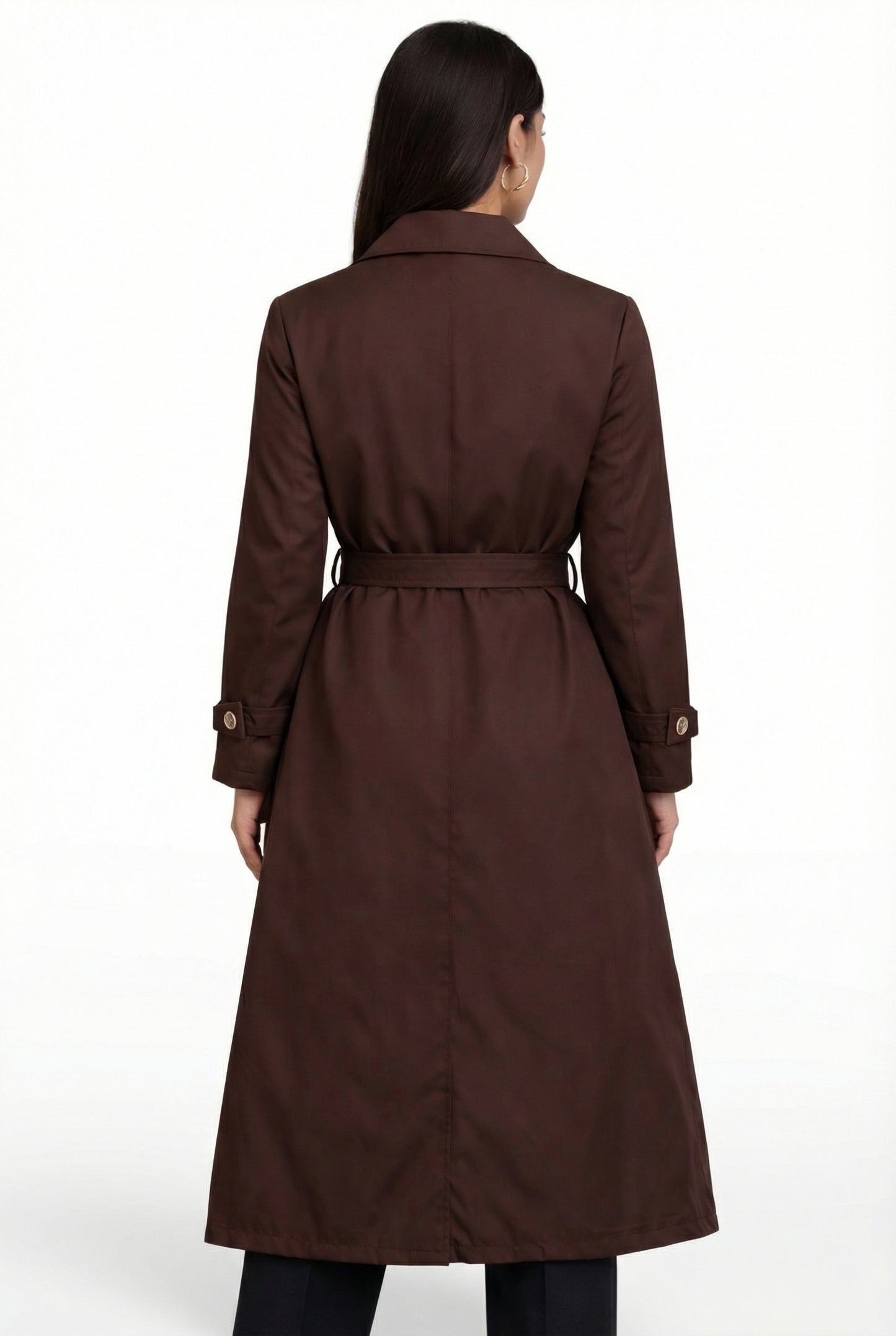 Trench Coat - Deep Brown