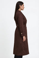 Trench Coat - Deep Brown