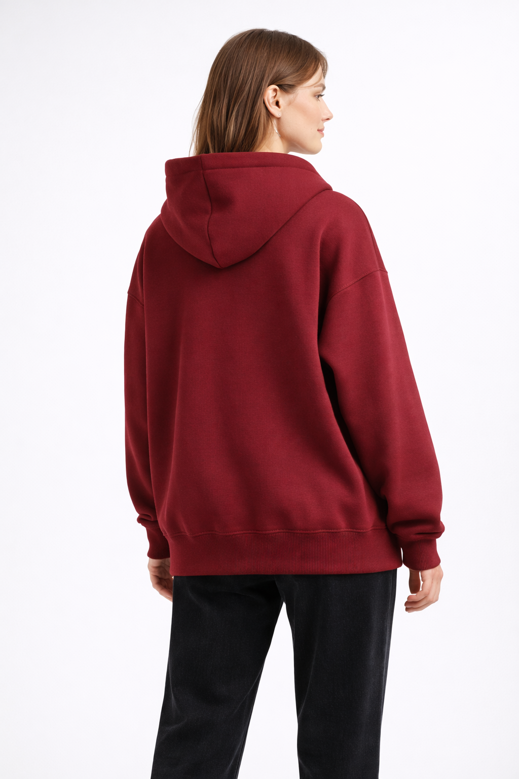 Zipper Jacket - Burgundy