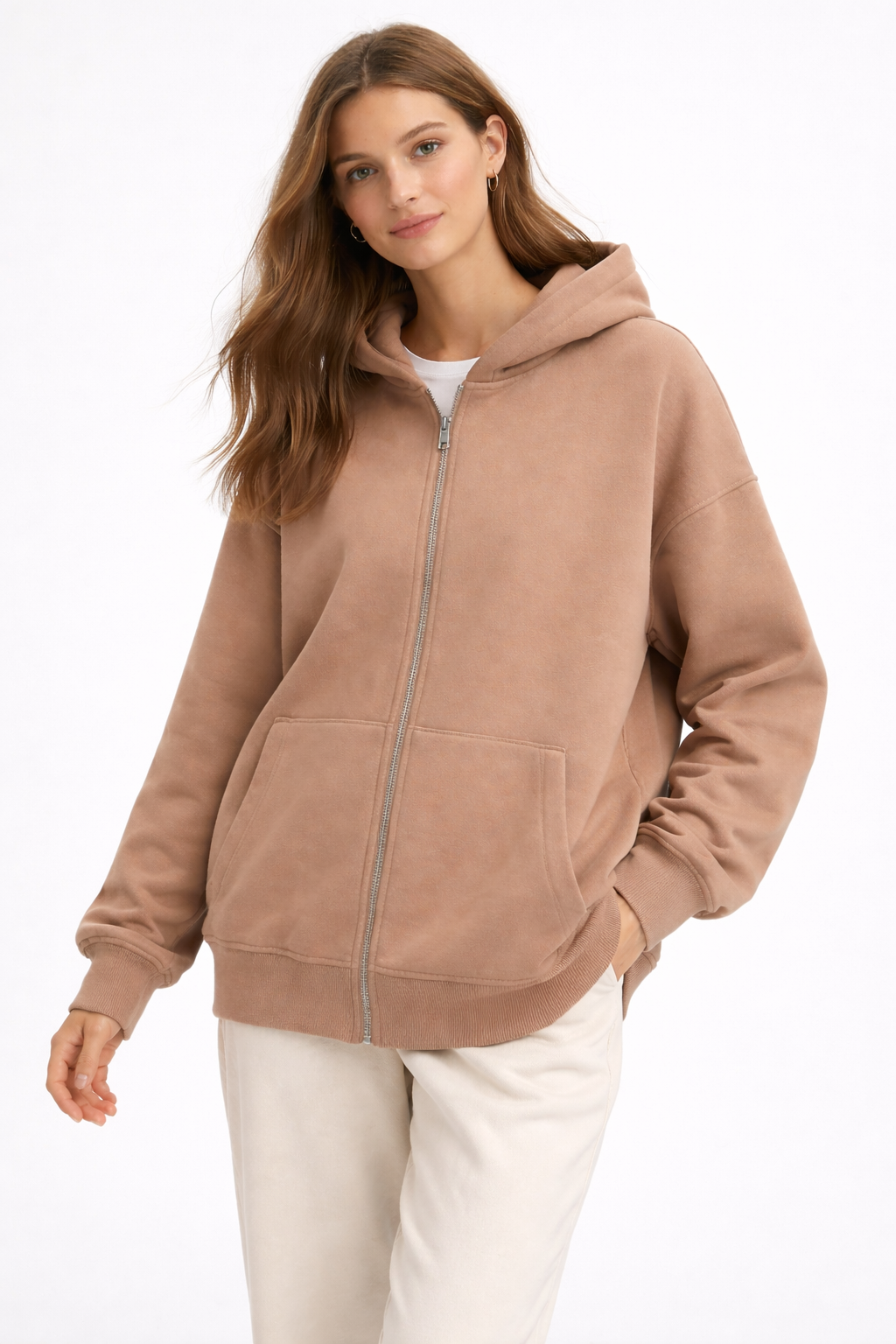 Zipper Jacket - Caramel