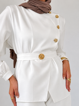 Evara Set Off-White