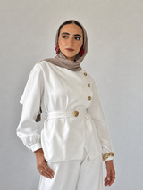 Evara Set Off-White