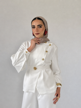 Evara Set Off-White