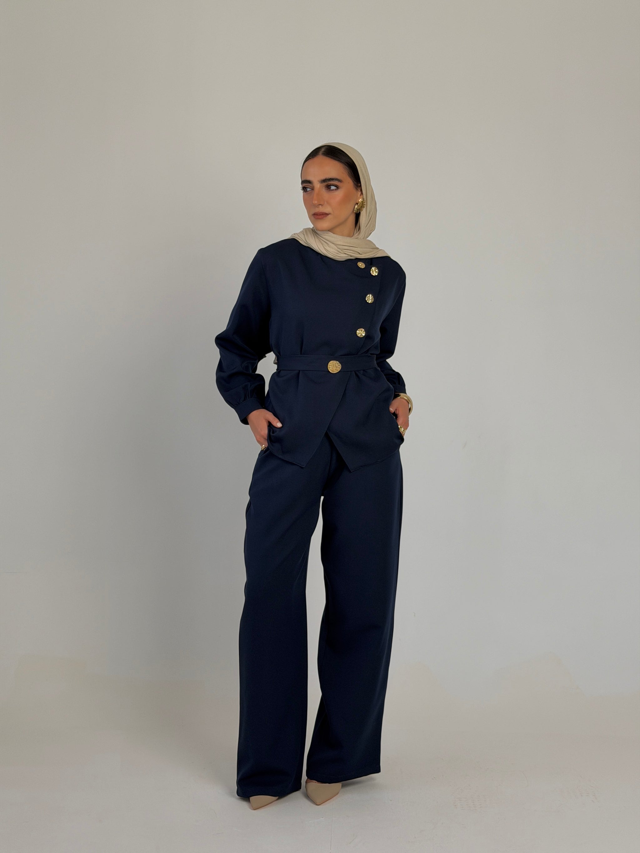 Evara Set Navy