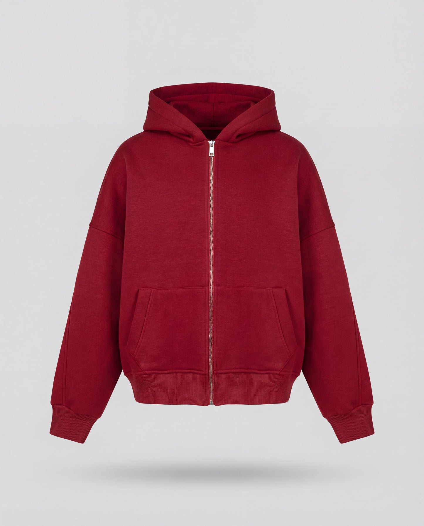 Zipper Jacket - Burgundy