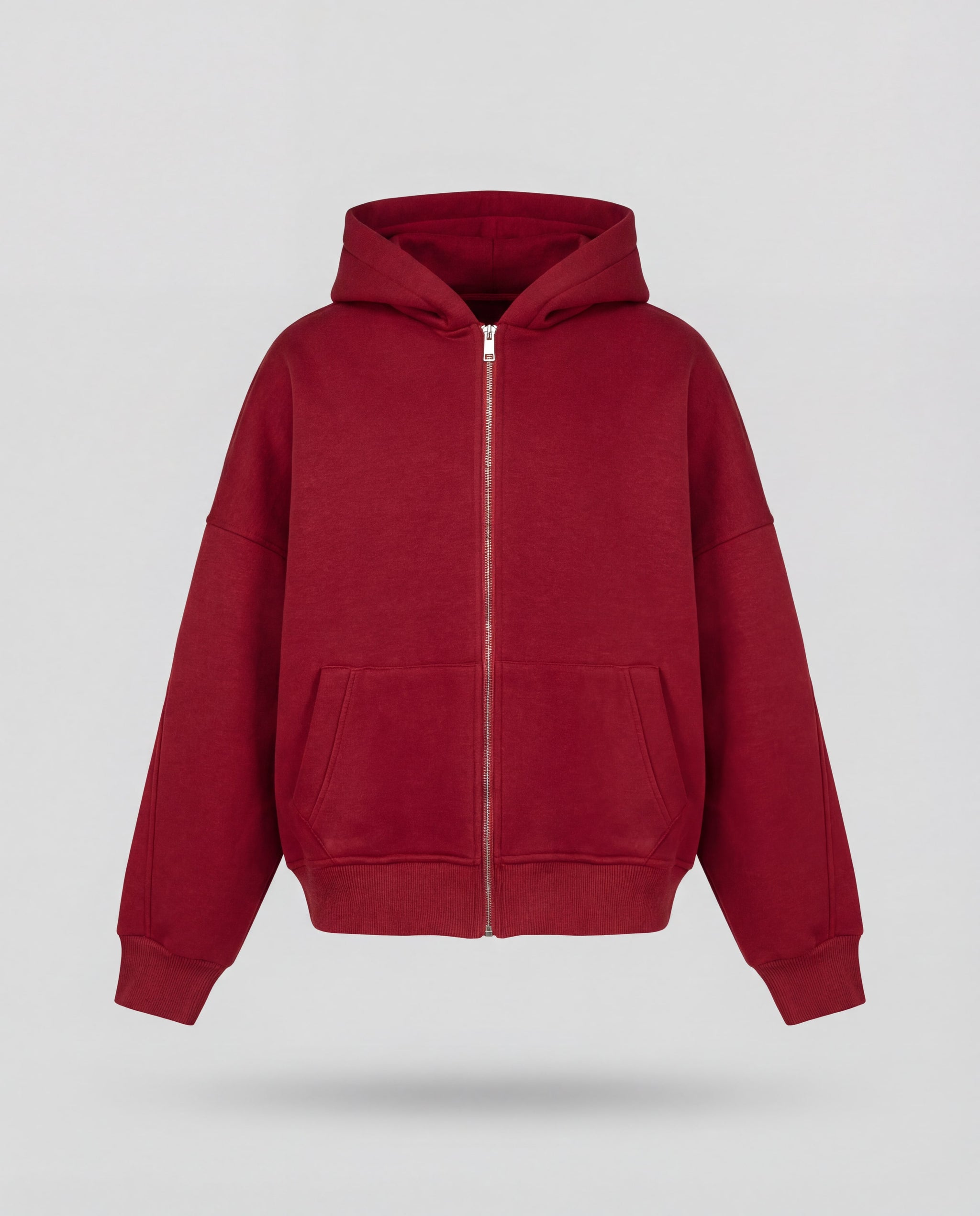 Zipper Jacket - Burgundy